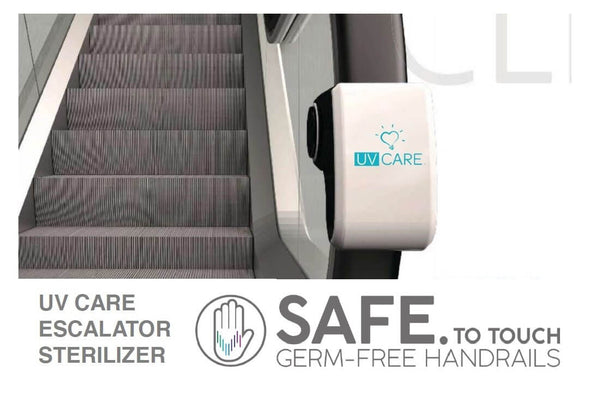 Escalator Handrail UV Sanitizer