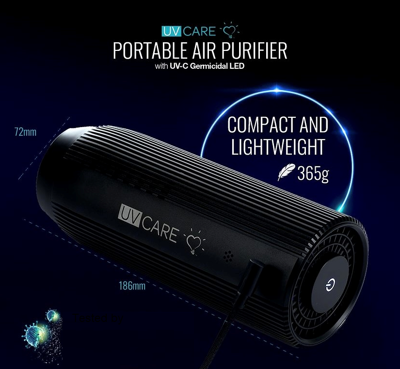 UV Care Portable Air Purifier UVCareUSA